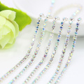 Hot Sale Sew On Close Claw Embellishment Crystal AB Rhinestone Cup Chain for Clothing Accessories, G0202